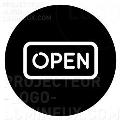 Visuelle Lichtprojektion Gobo Open