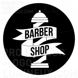 Projection lumineuse gobo visuel Barber shop