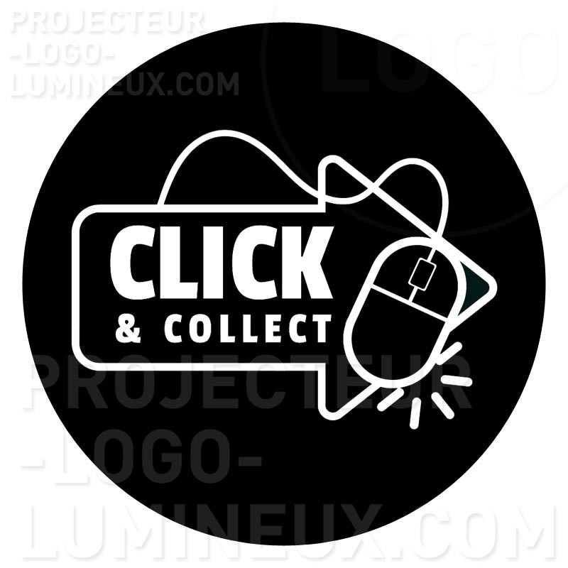 Gobo Freccia Click & Collect Proiezione visiva della luce a terra