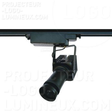 Projecteur logo fixation rail électrifié